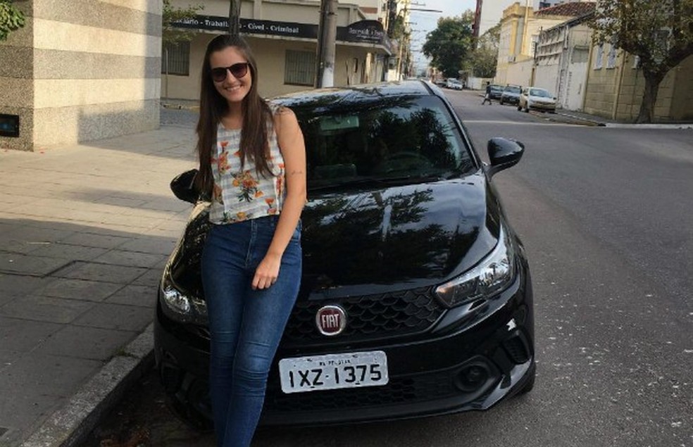 Luiza da Silva Zanotta, dona do Fiat Argo Drive 1.0 (Foto: Arquivo Pessoal) — Foto: Auto Esporte