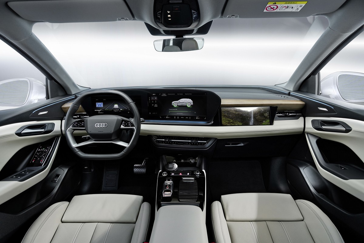 Audi Q6 e-Tron verfügt über einen Innenraum mit Nissan Kicks-Gimmick und Beifahrerbildschirm |  Elektro und Hybrid