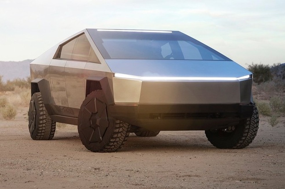 Tesla Cybertruck gerou muita polêmica (Foto: Divulgação) — Foto: Auto Esporte