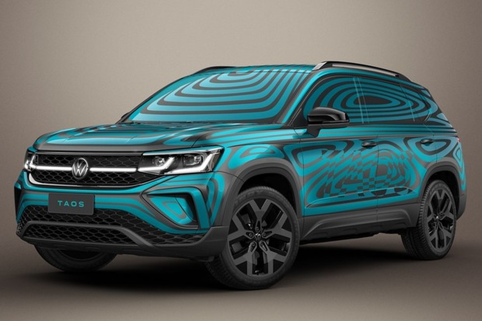 VW Taos chega para disputar mercado com o Jeep Compass (Foto: Divulgação) — Foto: Auto Esporte