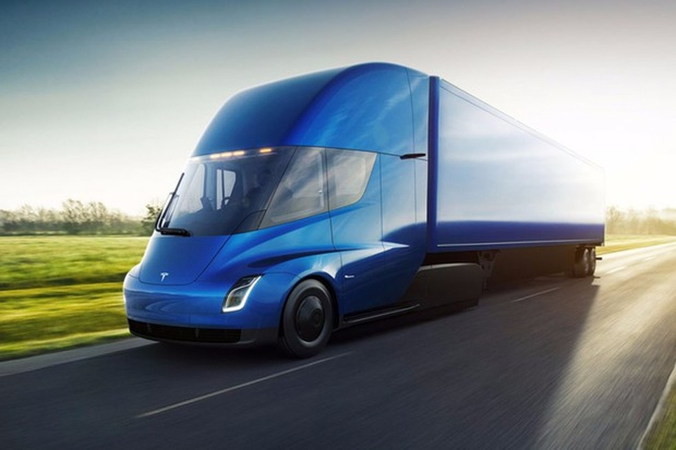 Tesla apresenta Semi, seu primeiro caminhão elétrico (Foto: Divulgação) — Foto: Auto Esporte