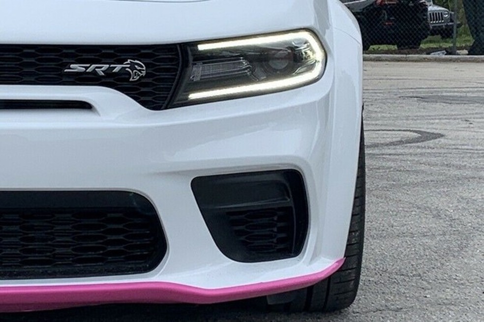 A FCA passou a pintar os protetores de pink nos últimos meses (Foto: Reprodução) — Foto: Auto Esporte