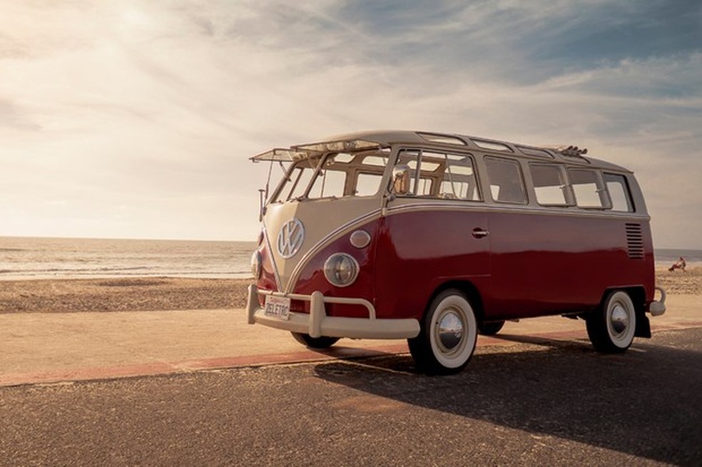 Dirigimos uma Volkswagen Kombi 1967 elétrica na Califórnia (Foto: Ricardo Sant'Anna / Auto News Brasil) — Foto: Auto Esporte