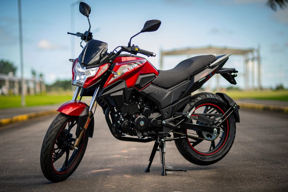 Shineray JEF 150 é rival da Honda CG 160, a moto mais vendida do Brasil — Foto: Divulgação