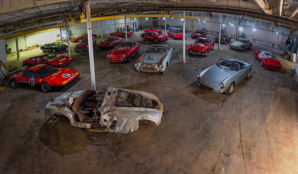 Coleção de Ferrari será leiloada em agosto — Foto: Divulgação