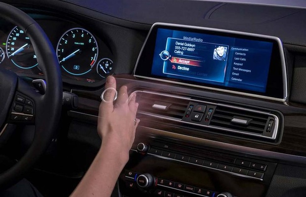 Novidade da BMW na CES: sistema iDrive (Foto: Divulgação) — Foto: Auto Esporte