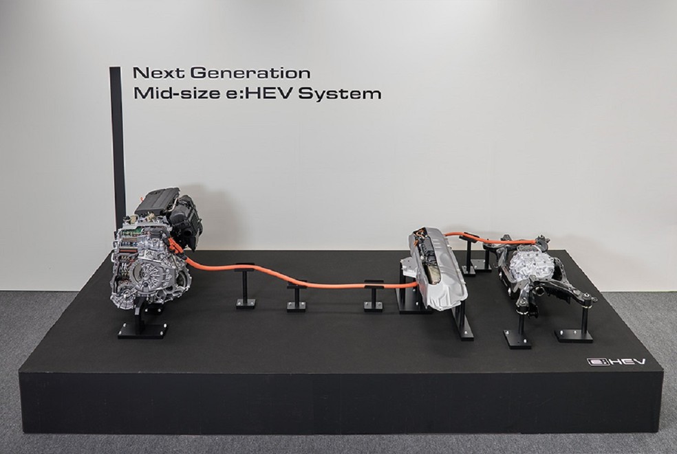 Sistema e:HEV de segunda geração da Honda — Foto: Divulgação