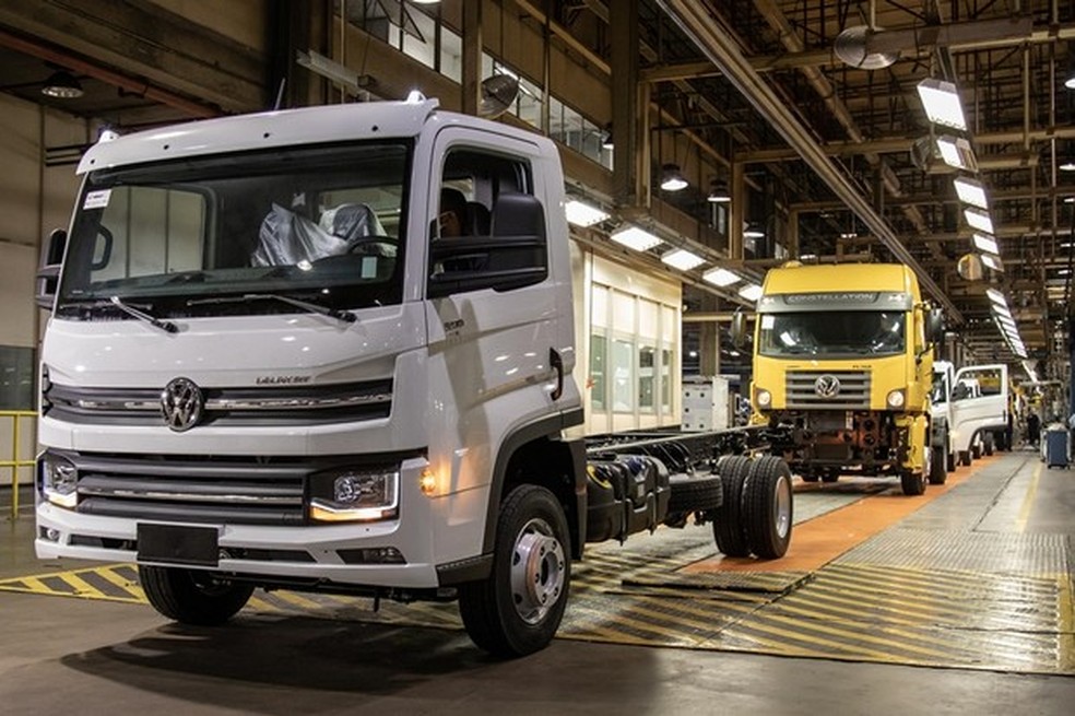 Um Delivery foi o primeiro modelo da Volkswagen a ser produzido após a retomada (Foto: Divulgação) — Foto: Auto Esporte