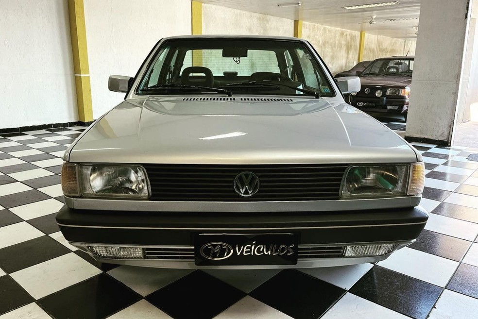Volkswagen Voyage Sport 1993 tem 103 mil km registrados no hodômetro  — Foto: Divulgação/797 veículos