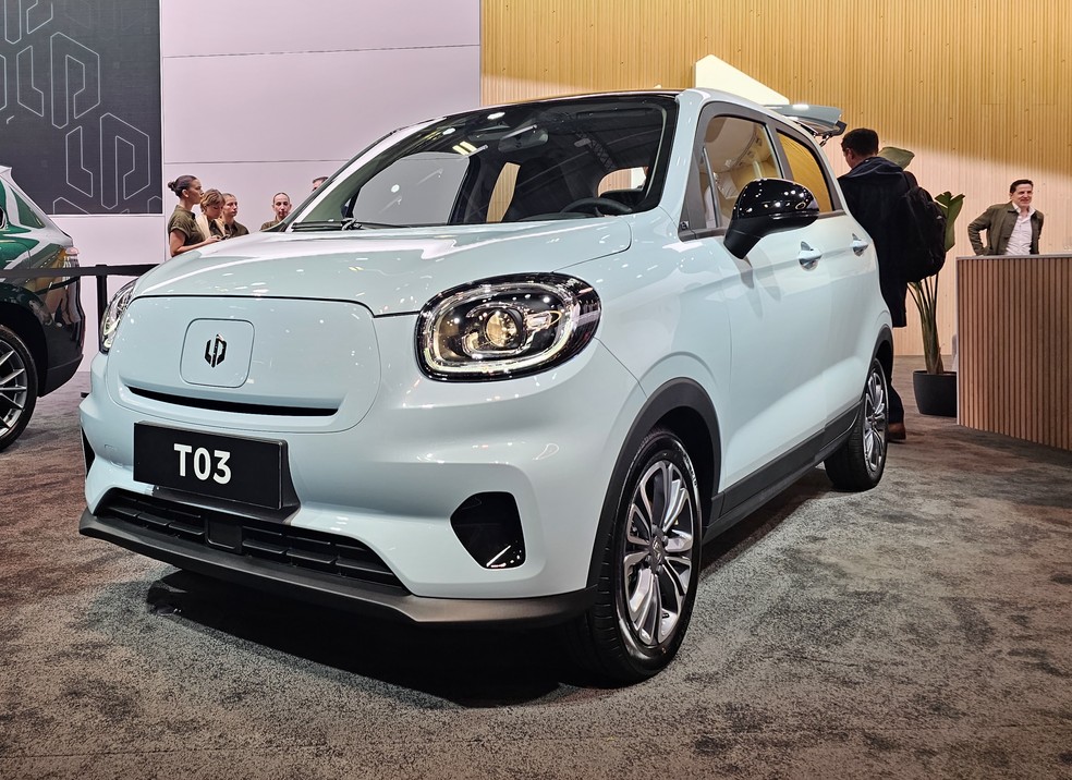 Leapmotor T03 será lançado no Brasil em 2025 — Foto: André Schaun/Autoesporte