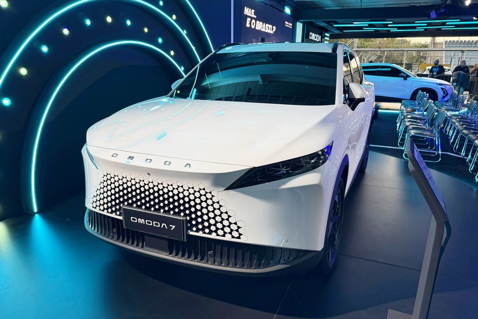 Omoda 7 será o carro mais caro da marca no Brasil — Foto: Cauê Lira/Auto News Brasil