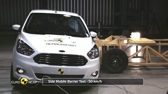 Ford Ka, Toyota C-HR e Fiat 500 passam por teste de colisão na Europa