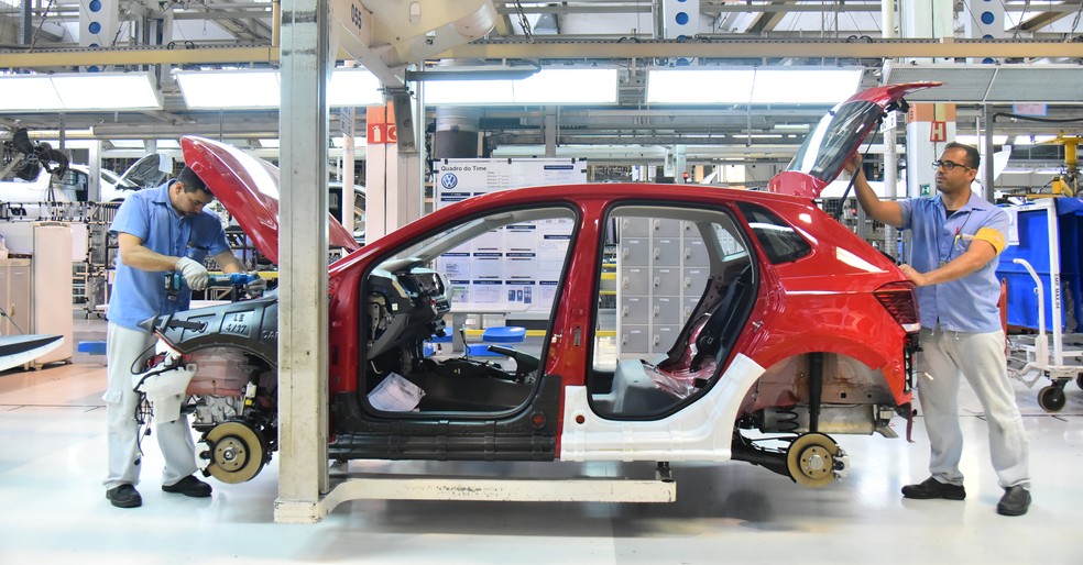 Fábrica da Volkswagen em São Bernardo do Campo (SP) — Foto: Divulgação