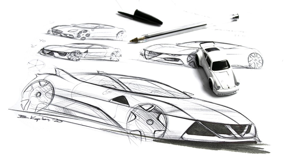 Design de um carro começa a ser pensado muito antes do modelo ser fabricado — Foto: Divulgação