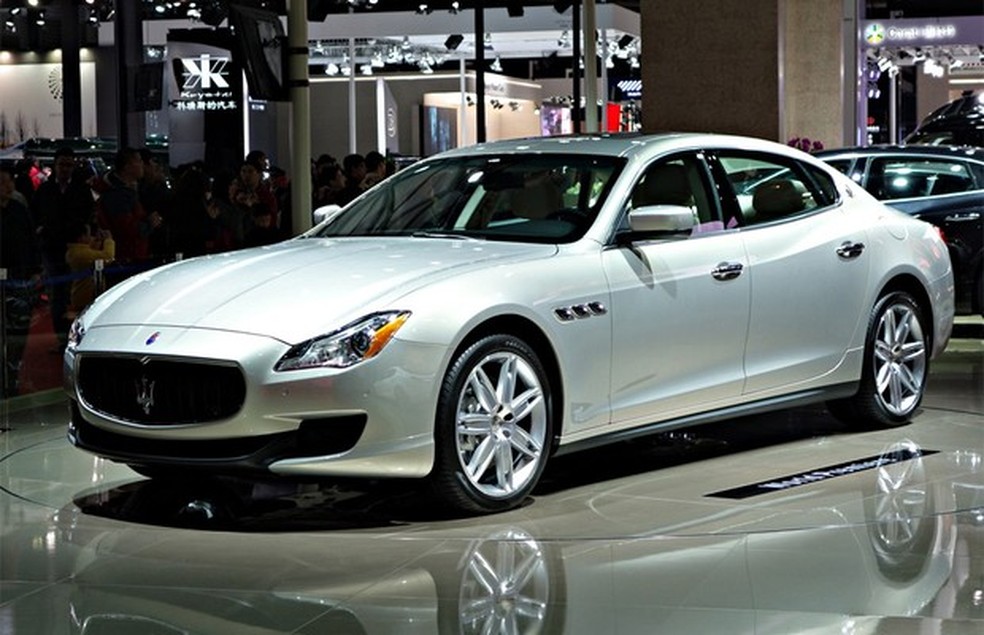 Maserati Ghibli no Salão de Xangai (Foto: Newspress) — Foto: Auto Esporte