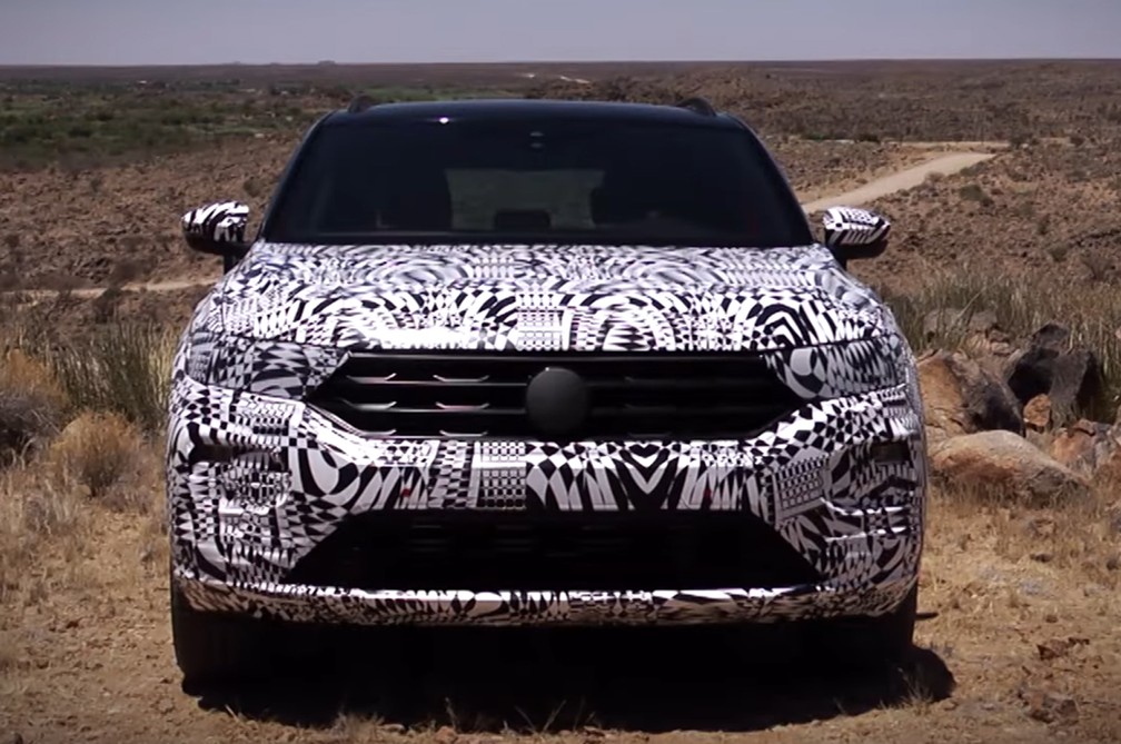 Volkswagen T-Roc 'camuflado' — Foto: Reprodução
