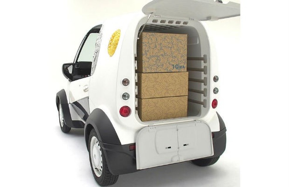 Carro elétrico desenvolvido pela Honda em uma impressora 3D (Foto: Divulgação) — Foto: Auto Esporte