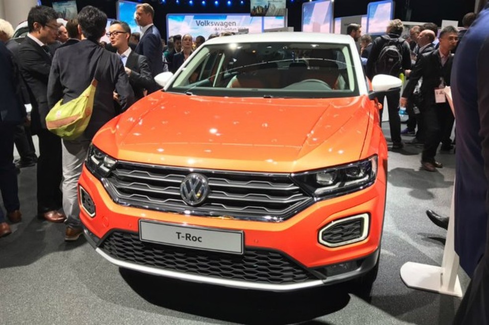 Volkswagen T-Roc no Salão de Frankfurt (Foto: Michelle Ferreira / Auto News Brasil) — Foto: Auto Esporte