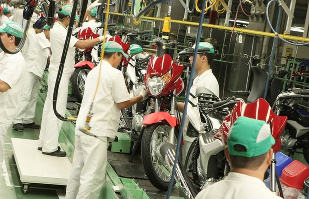 Fábrica de motos da Honda (Foto: Divulgação) — Foto: Auto Esporte