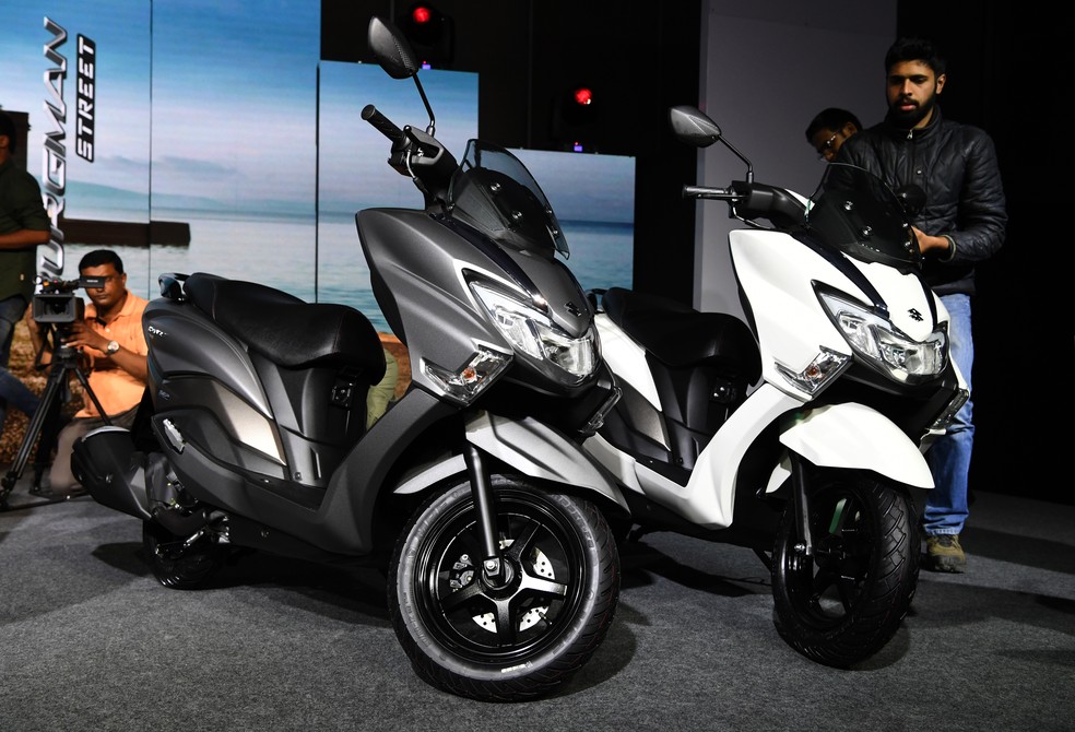 Suzuki Burgman Street — Foto: Sajjad Hussain/AFP