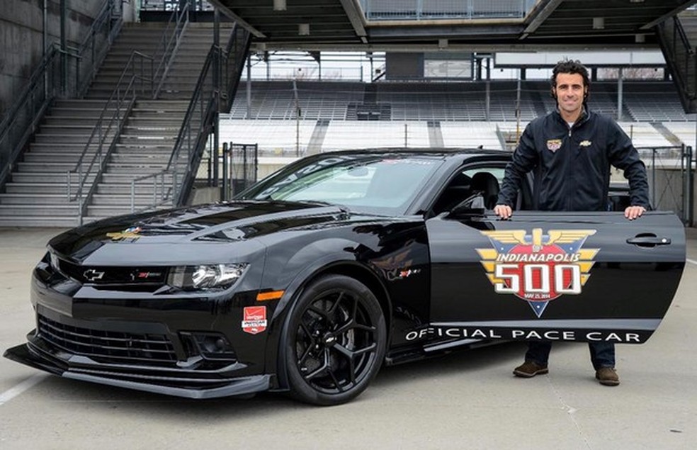 O tricampeão da prova Dario Franchitti é quem conduzirá o Camaro Z/Z8 durante Indy 500 (Foto: Divulgação — Foto: Auto Esporte