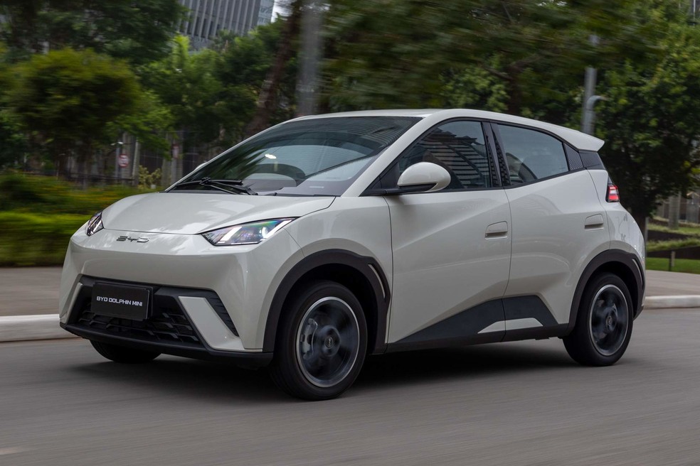 BYD Dolphin Mini é o elétrico mais vendido do Brasil — Foto: Divulgação