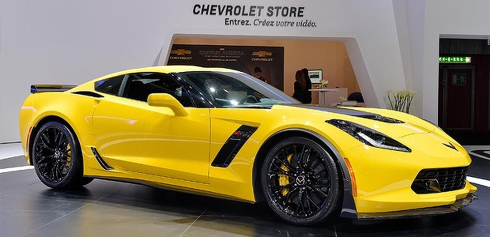 Chevrolet Corvette Stingray no Salão de Genebra (Foto: Newspress) — Foto: Auto Esporte