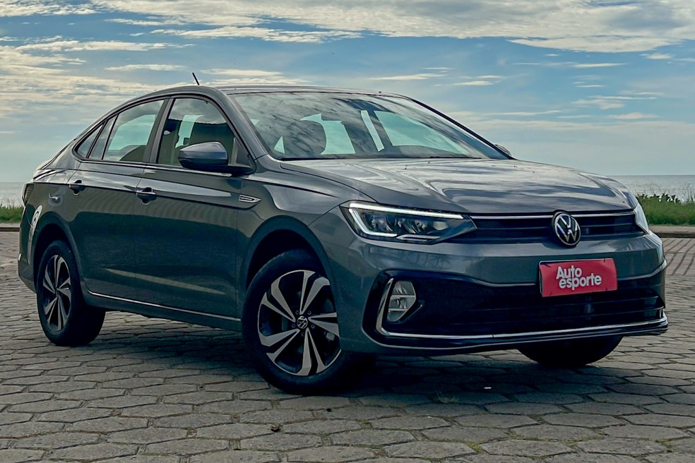 Escolhemos o Volkswagen Virtus para representar os carros flex — Foto: Demetrios Cardozo/Auto News Brasil