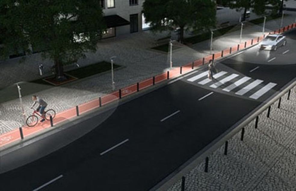 Projeto Street Lights Smart da fabricante Continental (Foto: Divulgação) — Foto: Auto Esporte