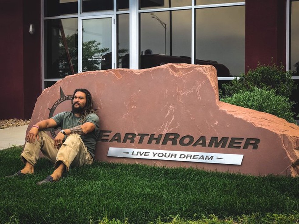 Ator virou uma espécie de embaixador da EarthRoamer — Foto: Reprodução/Instagram