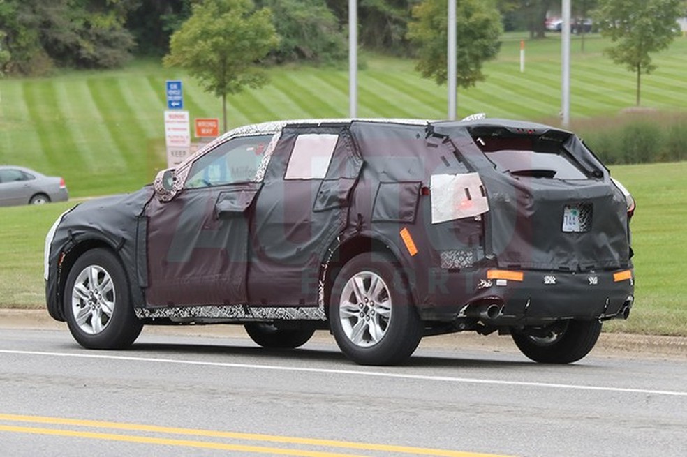 Novo Chevrolet Blazer flagrado em testes nos EUA (Foto: Automedia) — Foto: Auto Esporte