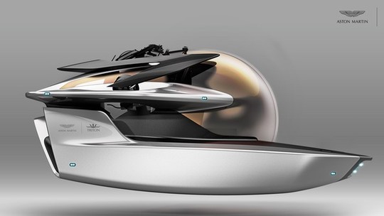 Aston Martin revela protótipo de submarino 