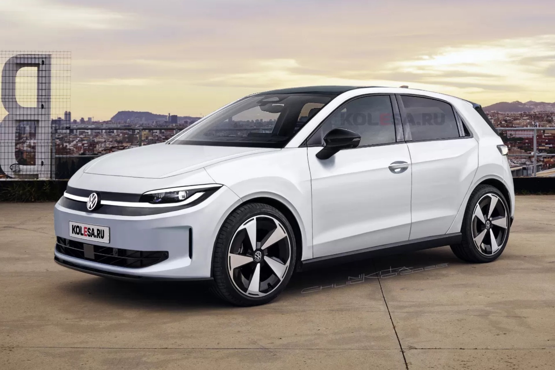 Projeção: Volkswagen Polo elétrico terá 450 km de autonomia e versão GTI