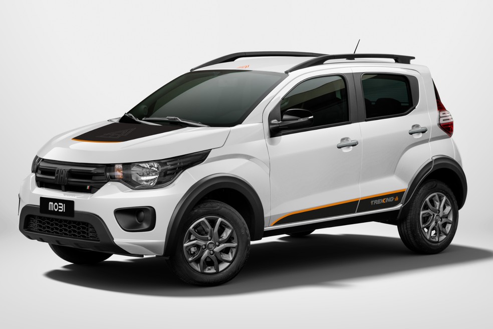 Foi com a versão Trekking que o Fiat Mobi entrou de vez na proposta dos hatches aventureiros — Foto: Divulgação