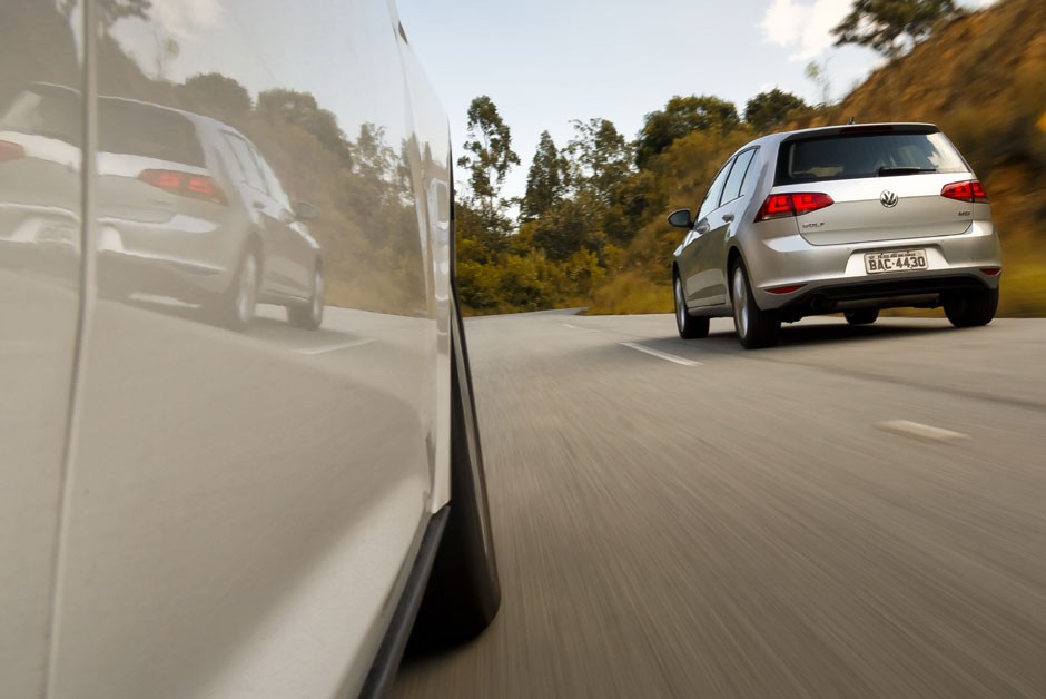 Traseira do Volkswagen Golf 1.6 nacional