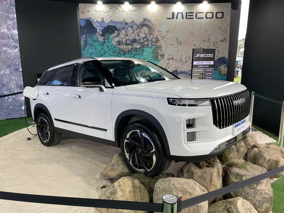 Apresentada no Brasil em 2023, a Omoda Jaecoo só vai iniciar suas operações comerciais em 2025 — Foto: Cauê Lira/Autoesporte