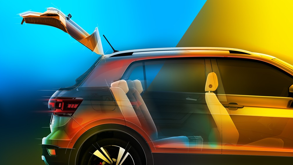 Volkswagen T-Cross europeu — Foto: Volkswagen/Divulgação