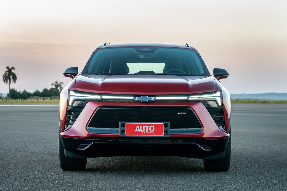 Chevrolet Blazer EV acelera de 0 a 100 km/h em 5,8 segundos — Foto: Divulgação/Chevrolet