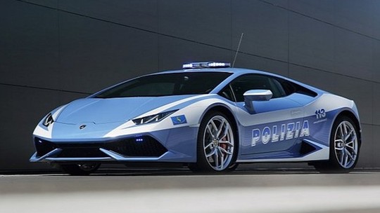 Lamborghini Huracán será o novo carro da polícia italiana