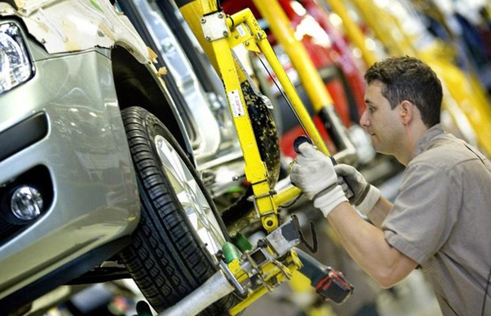 Fábrica Fiat Brasil, linha de montagem (Foto: Divulgação) — Foto: Auto Esporte