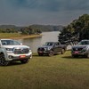 GWM Poer P30 Exclusive e Toyota Hilux SRX e Fiat Titano Ranch  - Renato Durães/Auto News Brasil