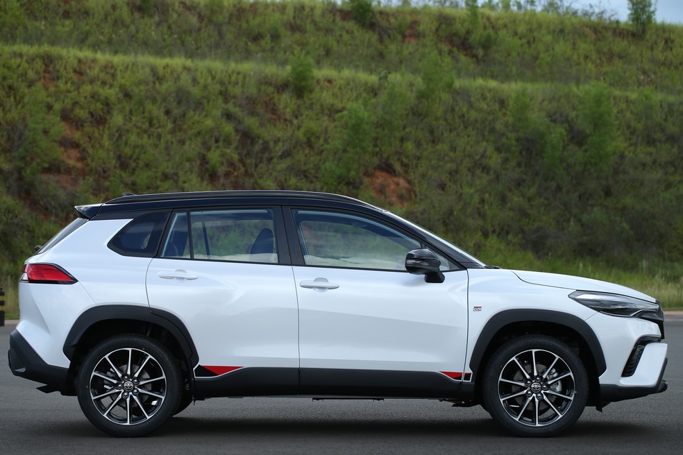 Toyota Corolla Cross GR-Sport foi versão incrementada com apelo esportivo — Foto: Divulgação