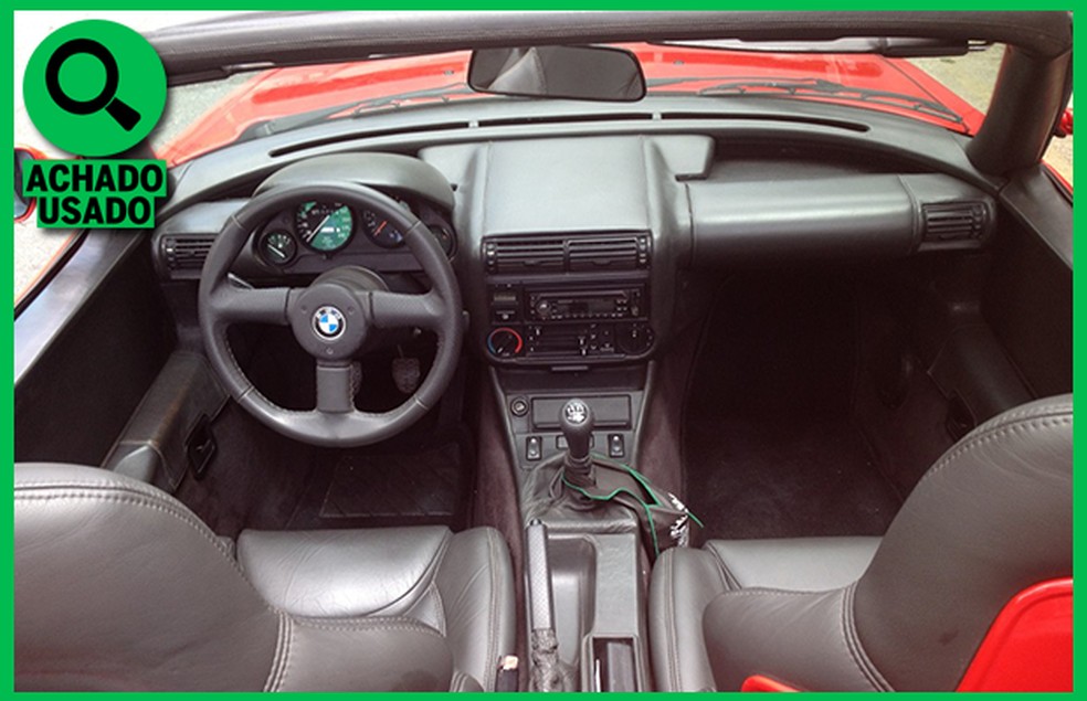 Painel do BMW Z1 1992 (Foto: Reprodução) — Foto: Auto Esporte