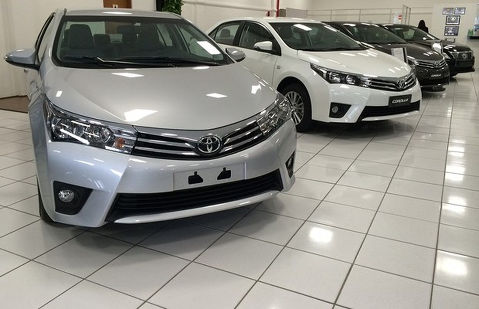Toyota Corolla nas lojas (Foto: Guilherme Blanco Muniz/Auto News Brasil) — Foto: Auto Esporte