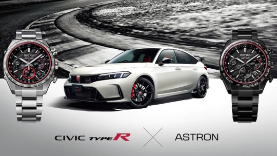 Honda cria relógio baseado no Civic Type R com pulseira feita de couro dos bancos do carro