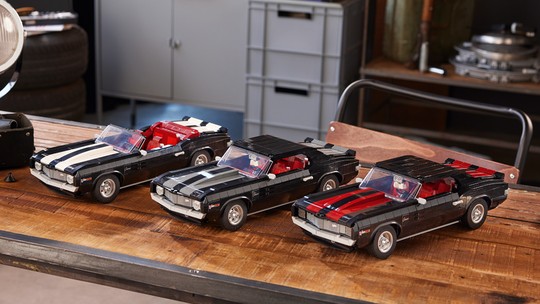 Chevrolet Camaro clássico de 1969 vira brinquedo de quase 1.500 peças nas mãos da Lego