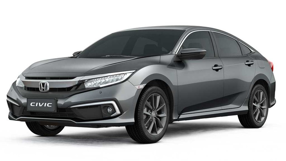 Honda Civic EXL era destaque pelo visual robusto — Foto: Divulgação