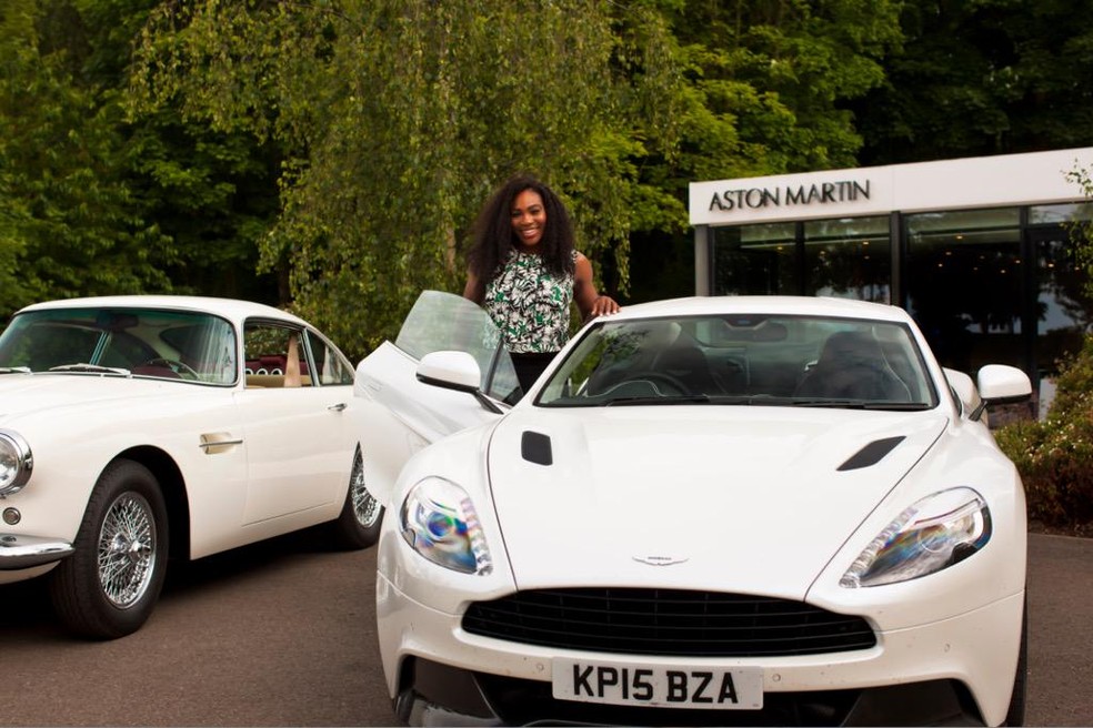 Outro carro em sua frota é o Aston Martin Vanquish — Foto: Reprodução