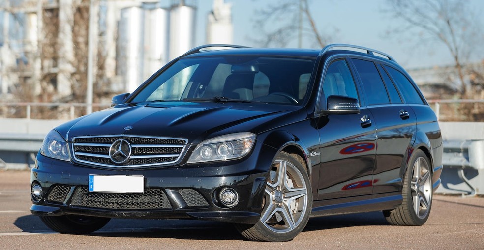 Mercedes-AMG C63 Estate de Michael Schumacher tem pouco mais de 150 mil quilômetros rodados — Foto: Divulgação