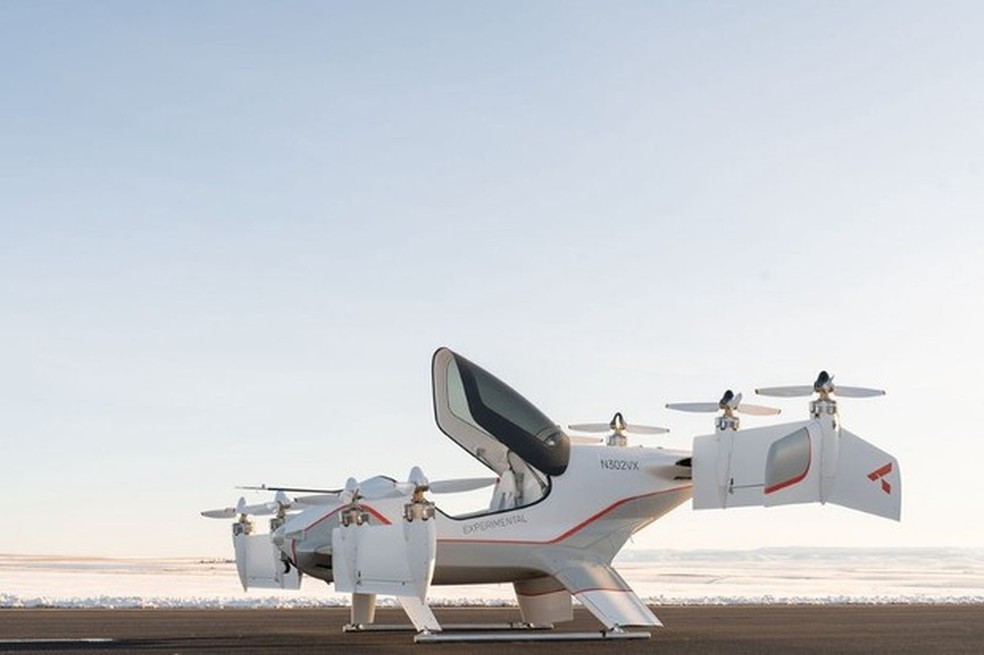 De oito hélices, o Alpha Two virá equipado com tecnologia para voar sem piloto (Divulgação ) — Foto: Auto Esporte